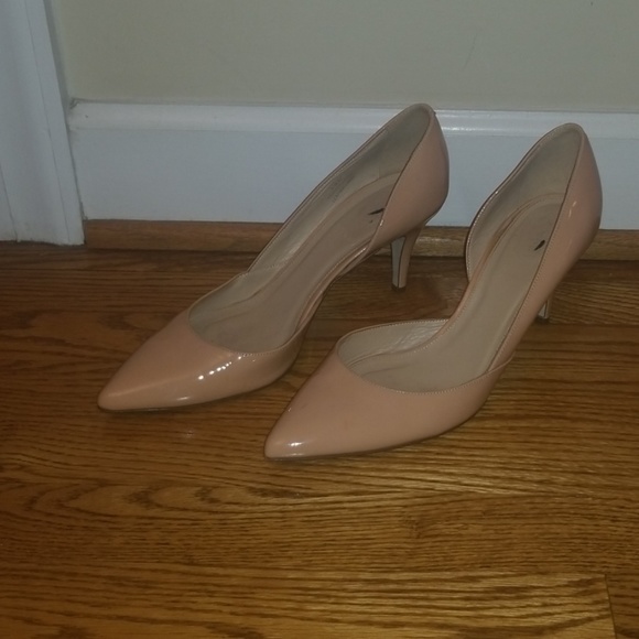 J. Crew Shoes - J.Crew nude patent leather pumps size 10